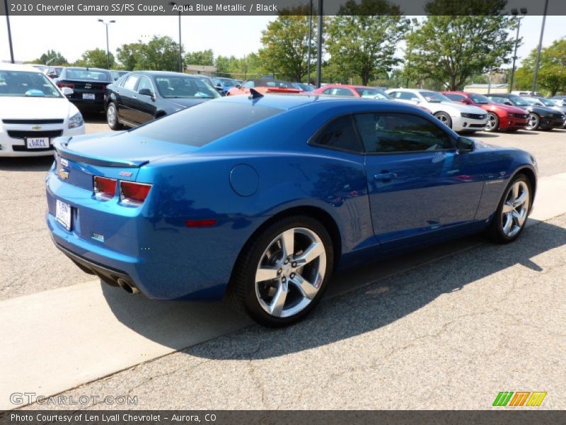 Aqua Blue Metallic / Black 2010 Chevrolet Camaro SS/RS Coupe