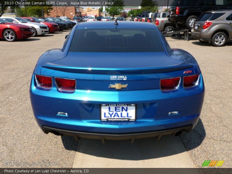 Aqua Blue Metallic / Black 2010 Chevrolet Camaro SS/RS Coupe