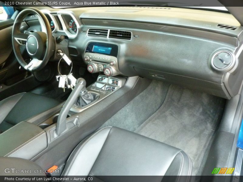 Aqua Blue Metallic / Black 2010 Chevrolet Camaro SS/RS Coupe