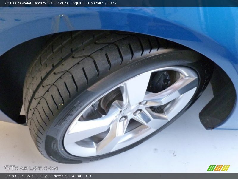 Aqua Blue Metallic / Black 2010 Chevrolet Camaro SS/RS Coupe
