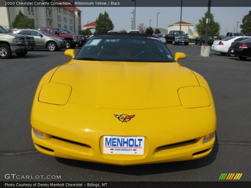 Millennium Yellow / Black 2000 Chevrolet Corvette Convertible