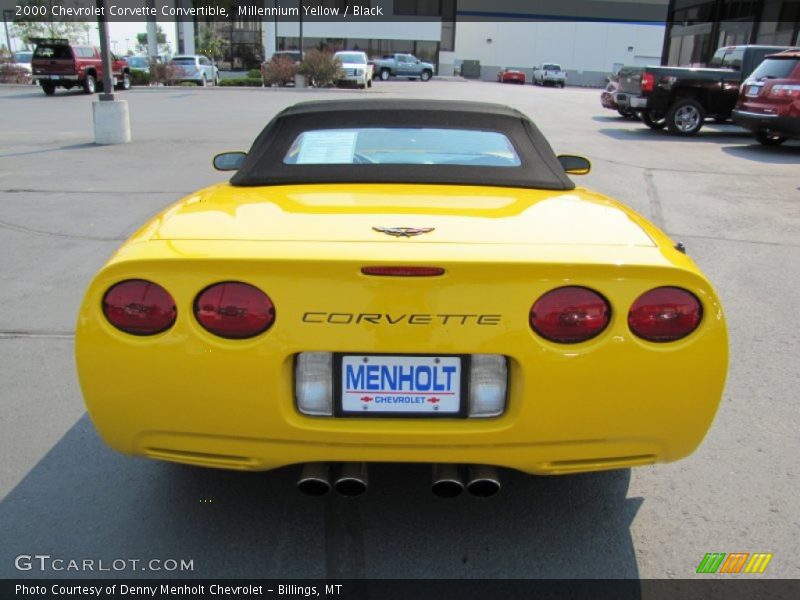Millennium Yellow / Black 2000 Chevrolet Corvette Convertible
