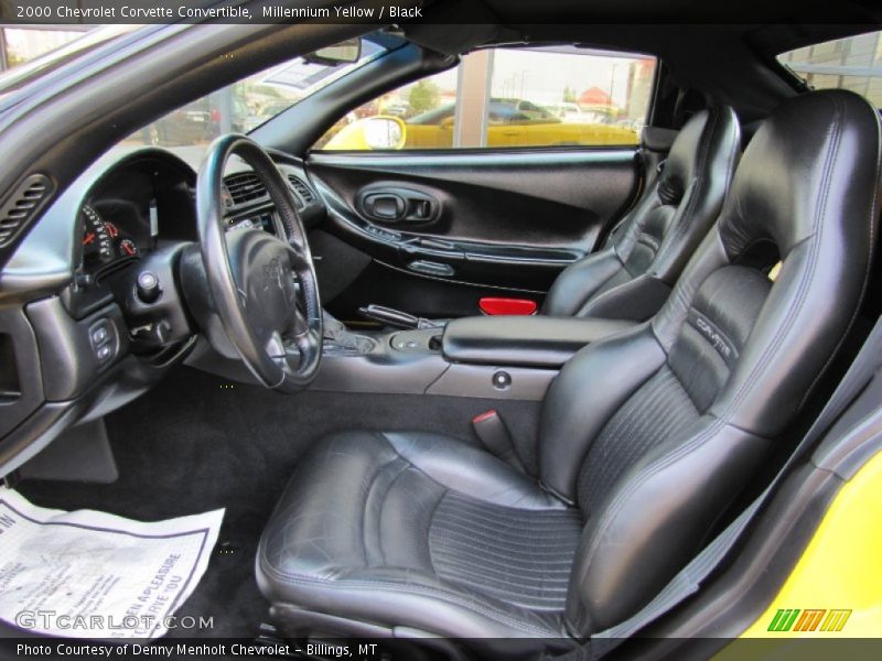 Front Seat of 2000 Corvette Convertible