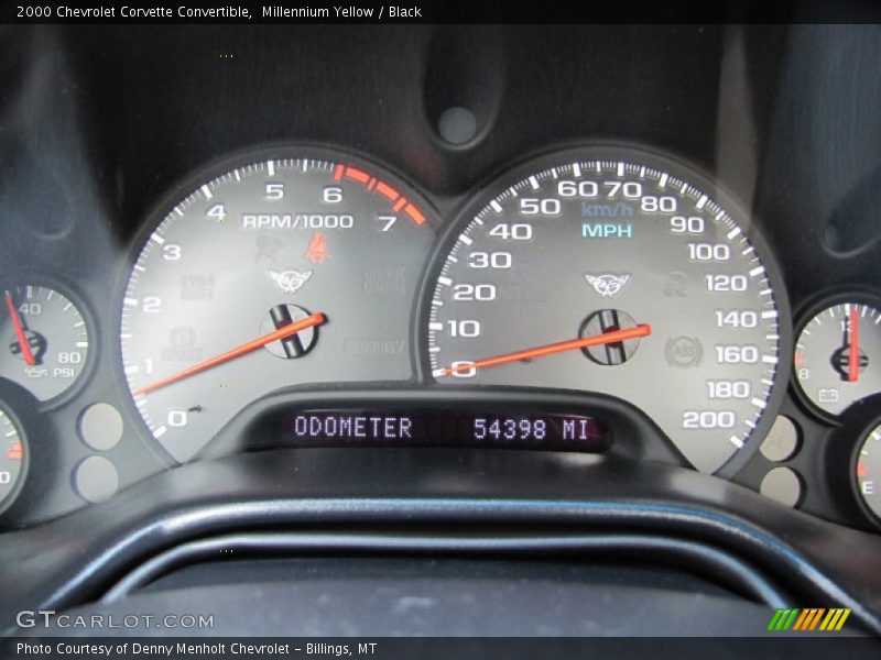  2000 Corvette Convertible Convertible Gauges