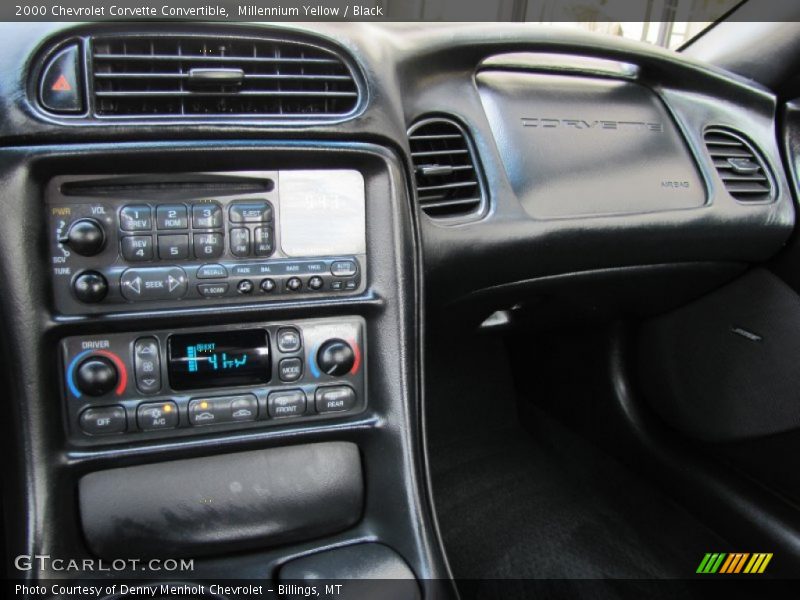 Controls of 2000 Corvette Convertible