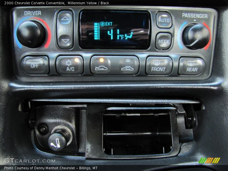 Controls of 2000 Corvette Convertible