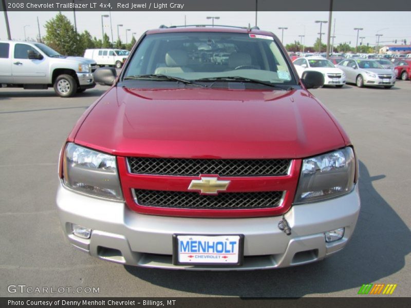 Red Jewel / Light Gray 2008 Chevrolet TrailBlazer LT 4x4