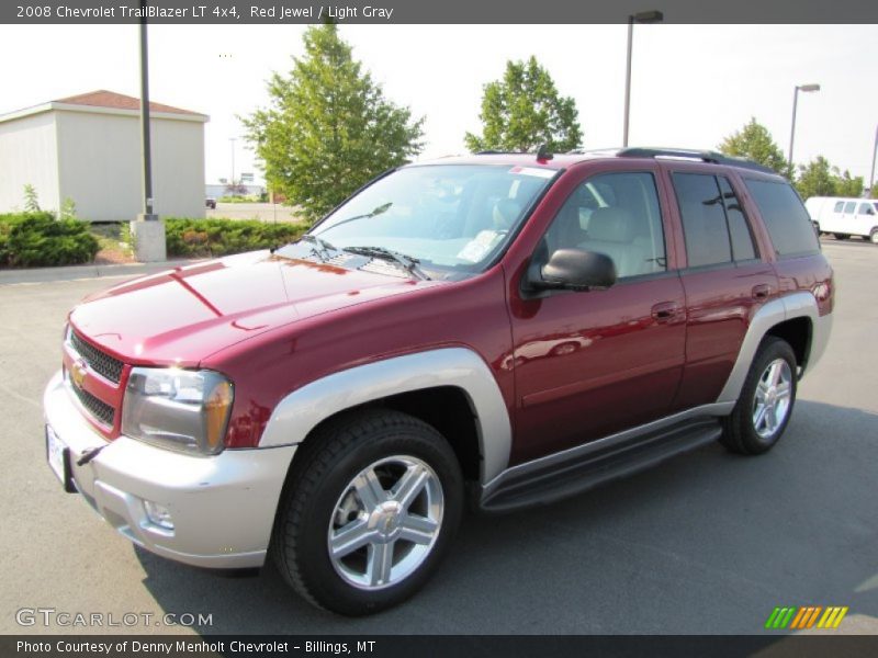 Red Jewel / Light Gray 2008 Chevrolet TrailBlazer LT 4x4