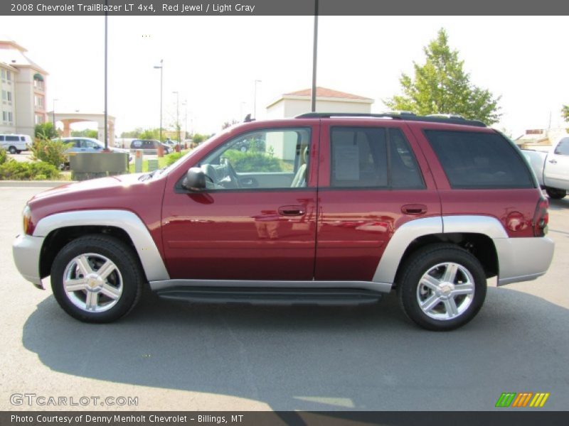 Red Jewel / Light Gray 2008 Chevrolet TrailBlazer LT 4x4