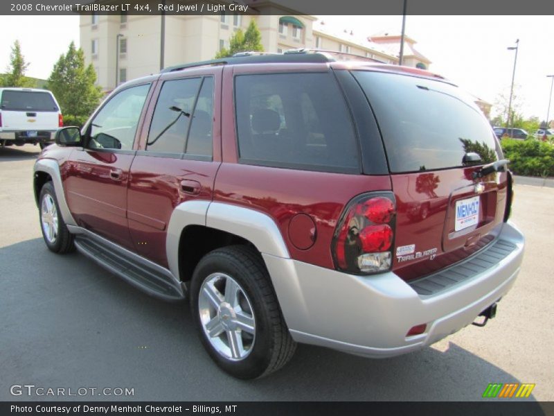 Red Jewel / Light Gray 2008 Chevrolet TrailBlazer LT 4x4