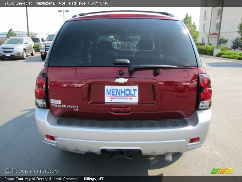 Red Jewel / Light Gray 2008 Chevrolet TrailBlazer LT 4x4