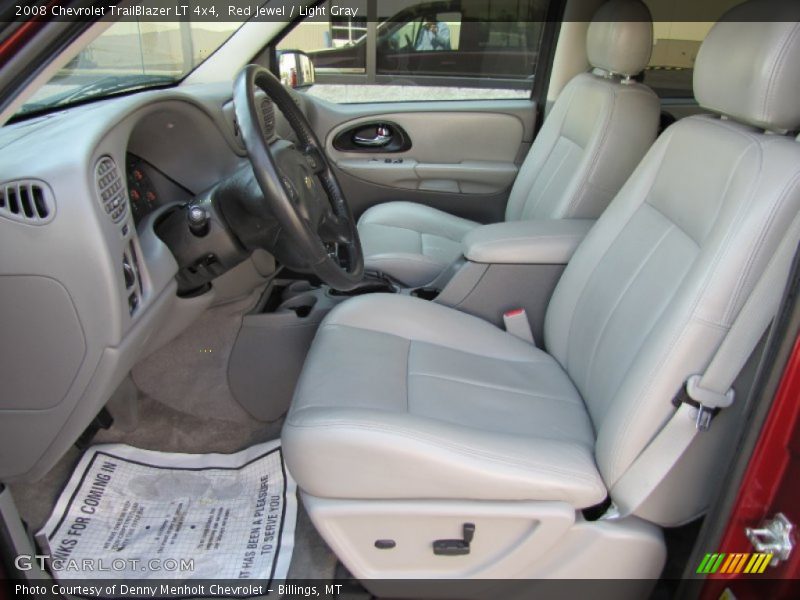 Red Jewel / Light Gray 2008 Chevrolet TrailBlazer LT 4x4