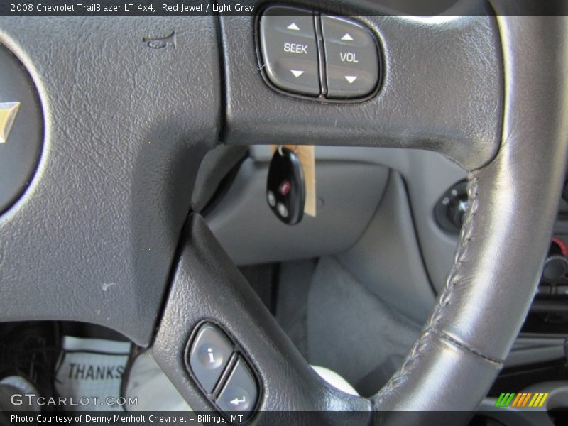 Red Jewel / Light Gray 2008 Chevrolet TrailBlazer LT 4x4