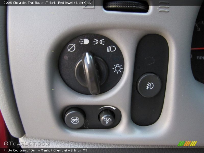 Controls of 2008 TrailBlazer LT 4x4