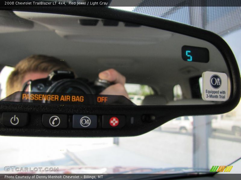 Red Jewel / Light Gray 2008 Chevrolet TrailBlazer LT 4x4