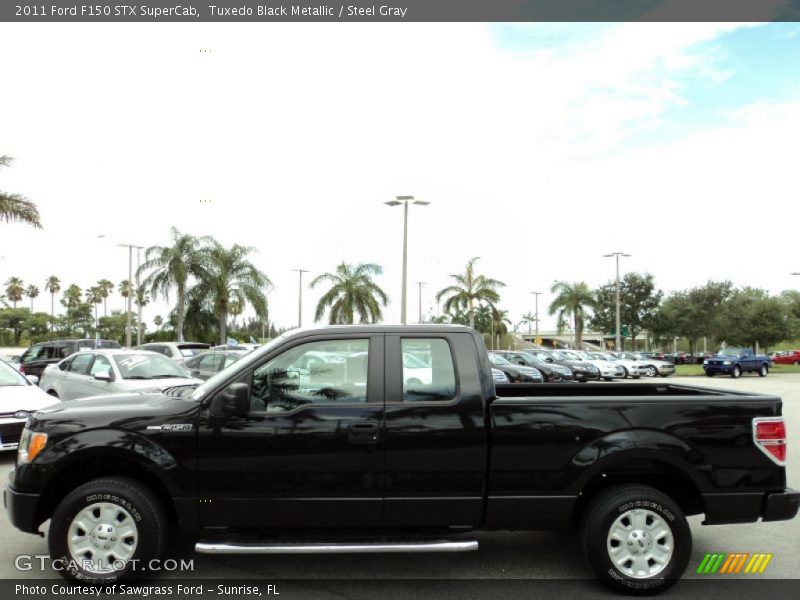  2011 F150 STX SuperCab Tuxedo Black Metallic