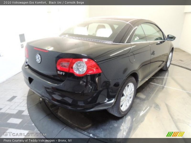 Black Uni / Cornsilk Beige 2010 Volkswagen Eos Komfort