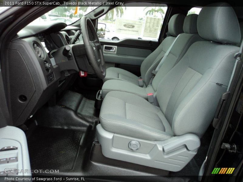 Front Seat of 2011 F150 STX SuperCab