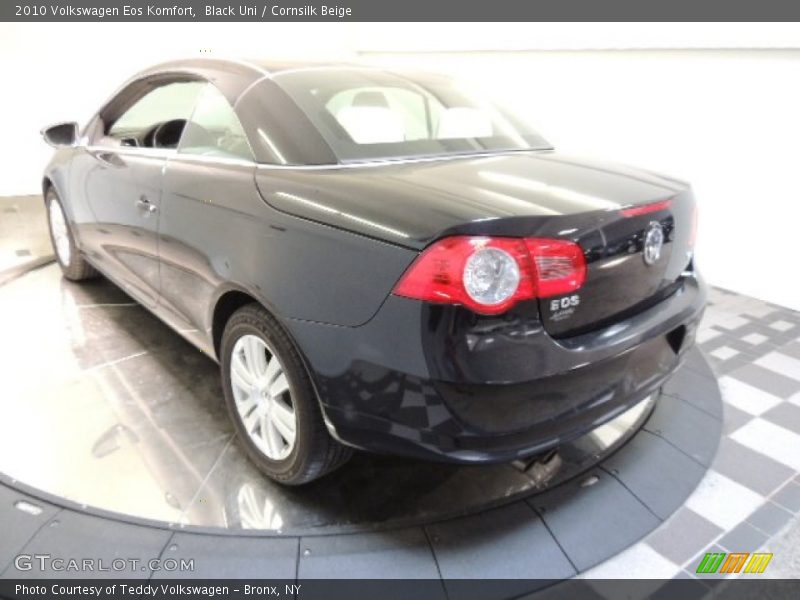 Black Uni / Cornsilk Beige 2010 Volkswagen Eos Komfort