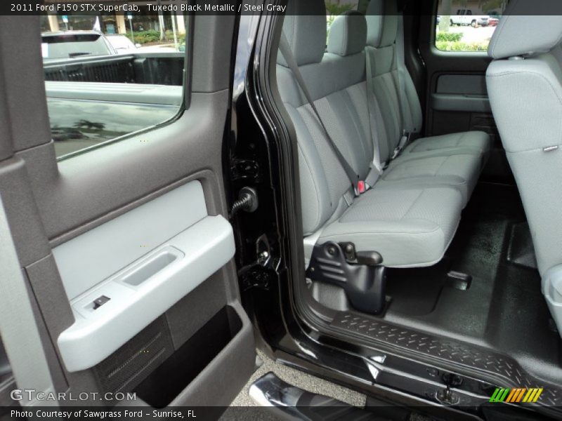 Rear Seat of 2011 F150 STX SuperCab