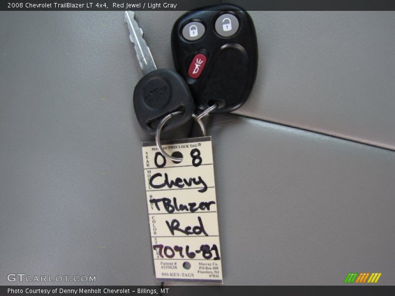Keys of 2008 TrailBlazer LT 4x4