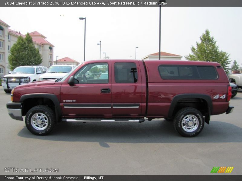 Sport Red Metallic / Medium Gray 2004 Chevrolet Silverado 2500HD LS Extended Cab 4x4