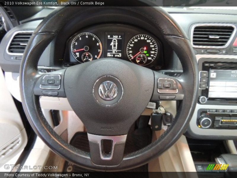 Black Uni / Cornsilk Beige 2010 Volkswagen Eos Komfort