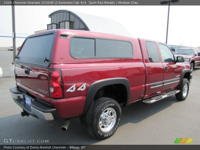 Sport Red Metallic / Medium Gray 2004 Chevrolet Silverado 2500HD LS Extended Cab 4x4