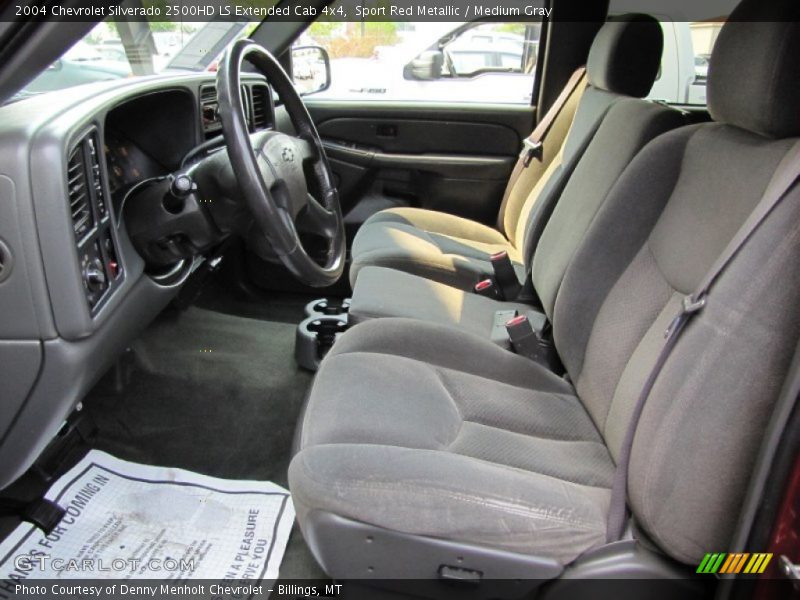 Sport Red Metallic / Medium Gray 2004 Chevrolet Silverado 2500HD LS Extended Cab 4x4