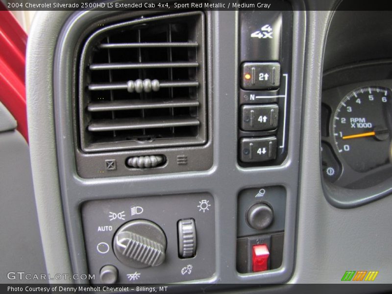 Sport Red Metallic / Medium Gray 2004 Chevrolet Silverado 2500HD LS Extended Cab 4x4