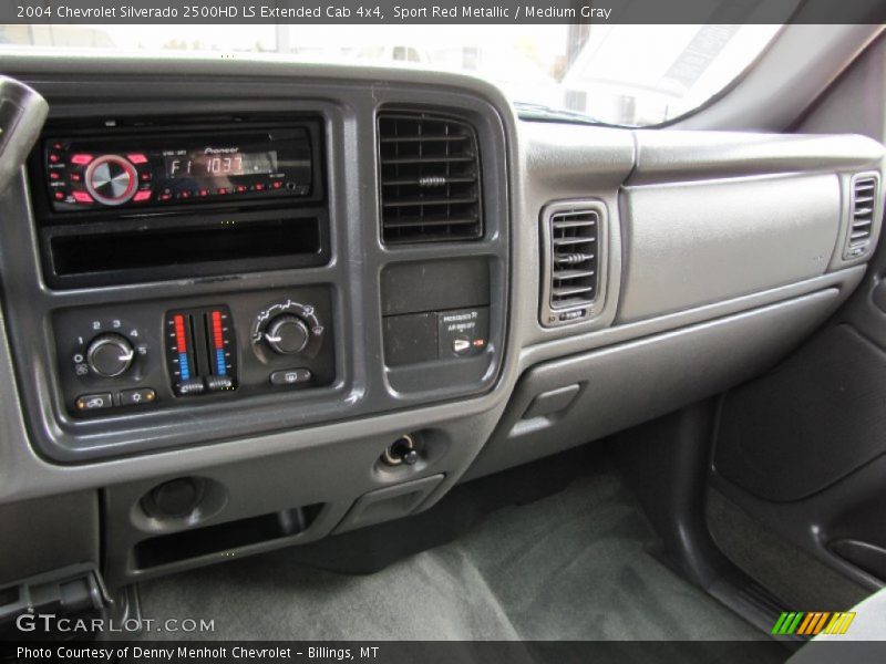 Sport Red Metallic / Medium Gray 2004 Chevrolet Silverado 2500HD LS Extended Cab 4x4