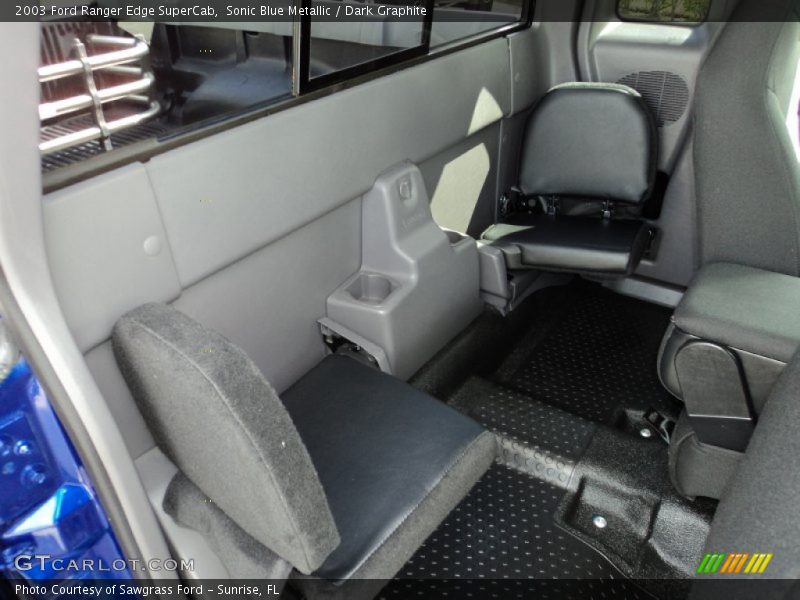 Sonic Blue Metallic / Dark Graphite 2003 Ford Ranger Edge SuperCab