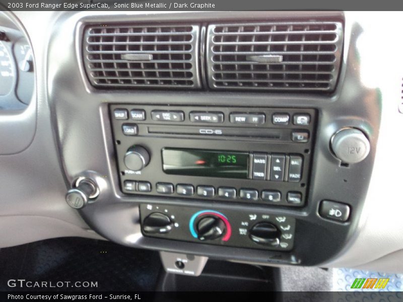 Sonic Blue Metallic / Dark Graphite 2003 Ford Ranger Edge SuperCab