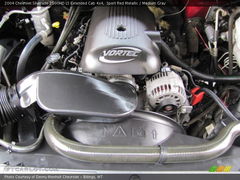 Sport Red Metallic / Medium Gray 2004 Chevrolet Silverado 2500HD LS Extended Cab 4x4