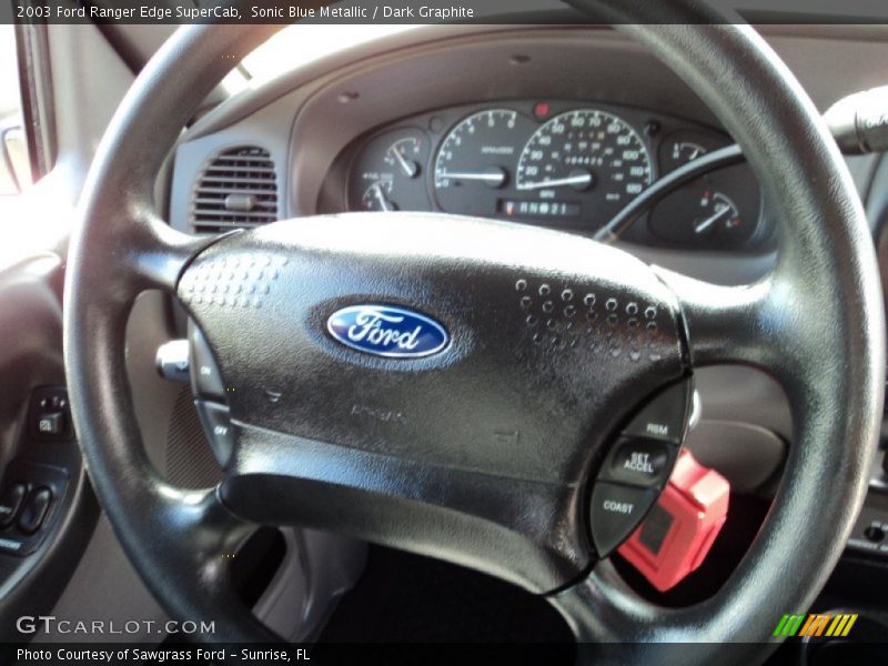 Sonic Blue Metallic / Dark Graphite 2003 Ford Ranger Edge SuperCab