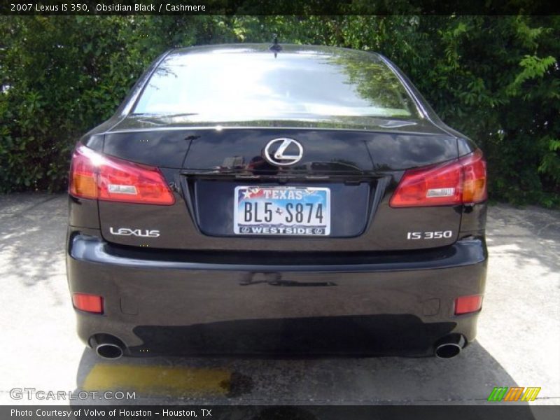 Obsidian Black / Cashmere 2007 Lexus IS 350