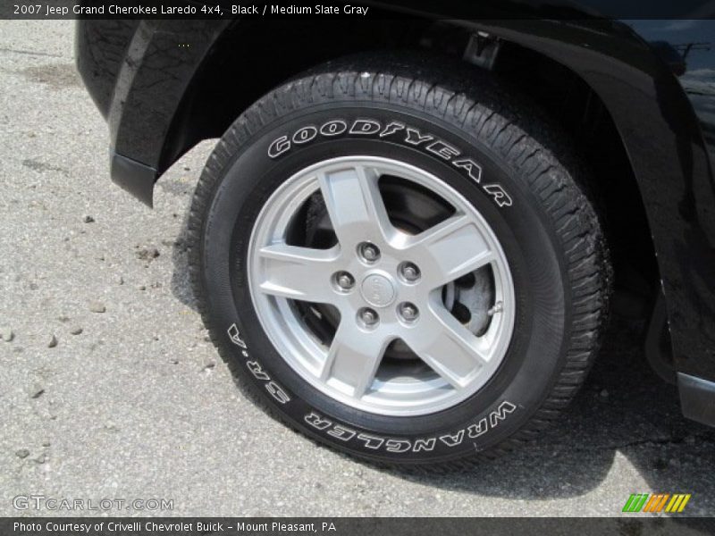 Black / Medium Slate Gray 2007 Jeep Grand Cherokee Laredo 4x4