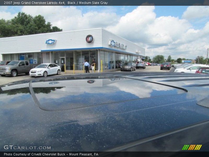 Black / Medium Slate Gray 2007 Jeep Grand Cherokee Laredo 4x4