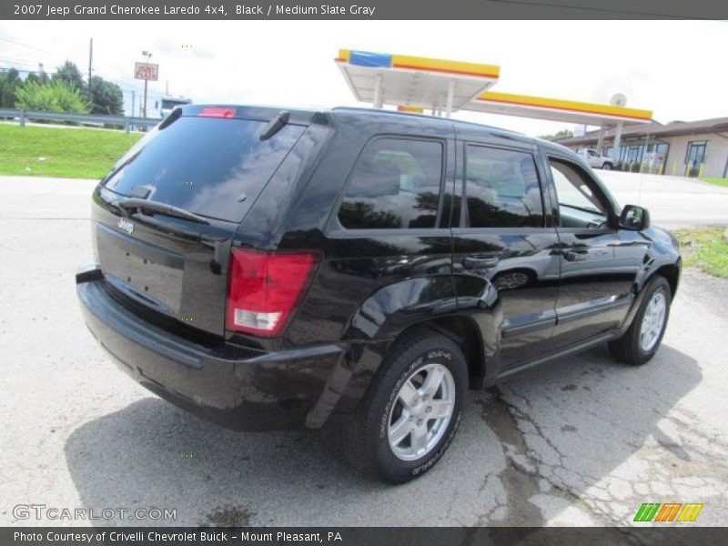 Black / Medium Slate Gray 2007 Jeep Grand Cherokee Laredo 4x4