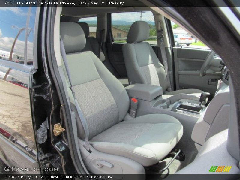 Black / Medium Slate Gray 2007 Jeep Grand Cherokee Laredo 4x4