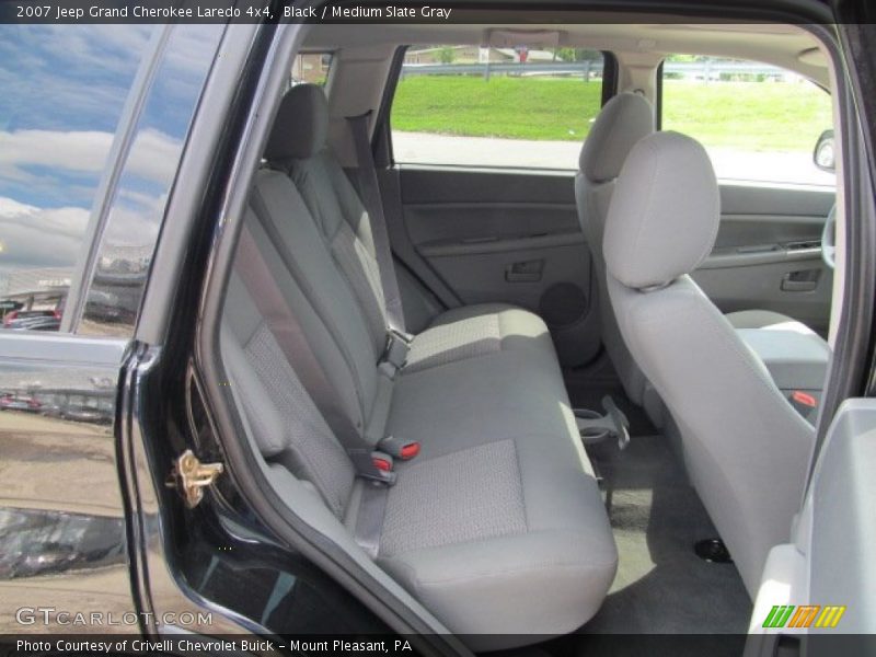 Black / Medium Slate Gray 2007 Jeep Grand Cherokee Laredo 4x4