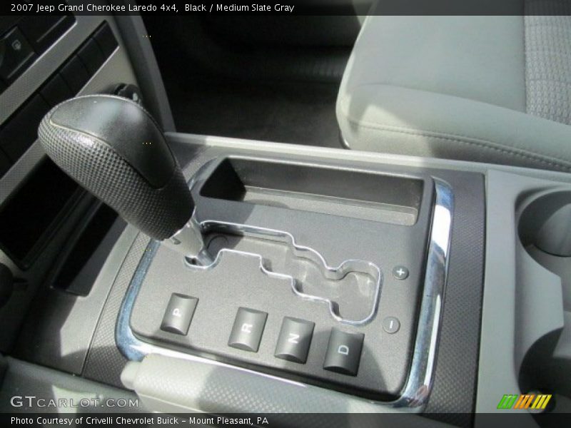 Black / Medium Slate Gray 2007 Jeep Grand Cherokee Laredo 4x4