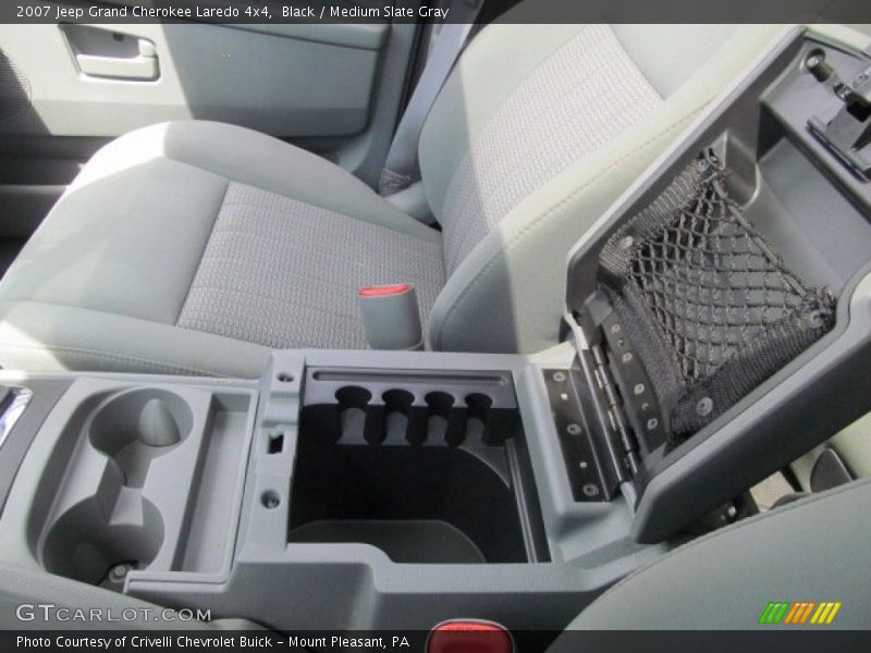 Black / Medium Slate Gray 2007 Jeep Grand Cherokee Laredo 4x4