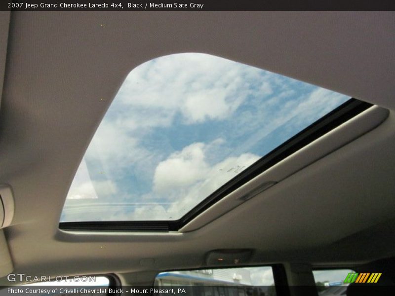 Black / Medium Slate Gray 2007 Jeep Grand Cherokee Laredo 4x4