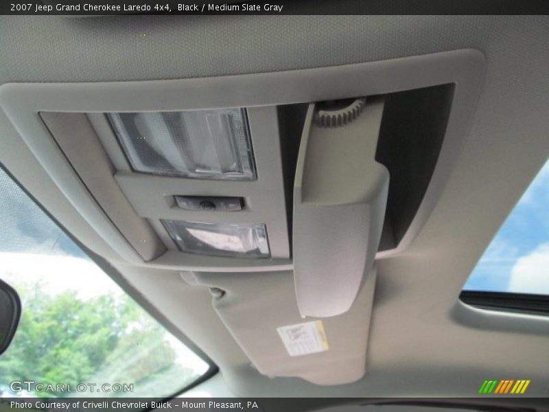 Black / Medium Slate Gray 2007 Jeep Grand Cherokee Laredo 4x4