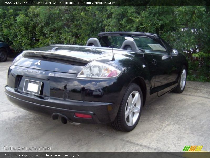 Kalapana Black Satin / Medium Gray 2009 Mitsubishi Eclipse Spyder GS