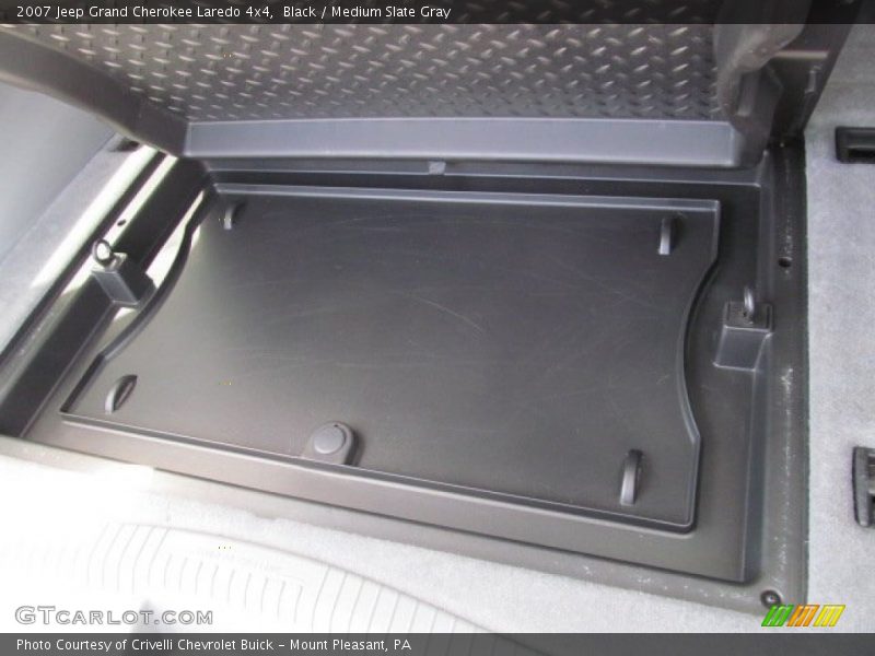 Black / Medium Slate Gray 2007 Jeep Grand Cherokee Laredo 4x4