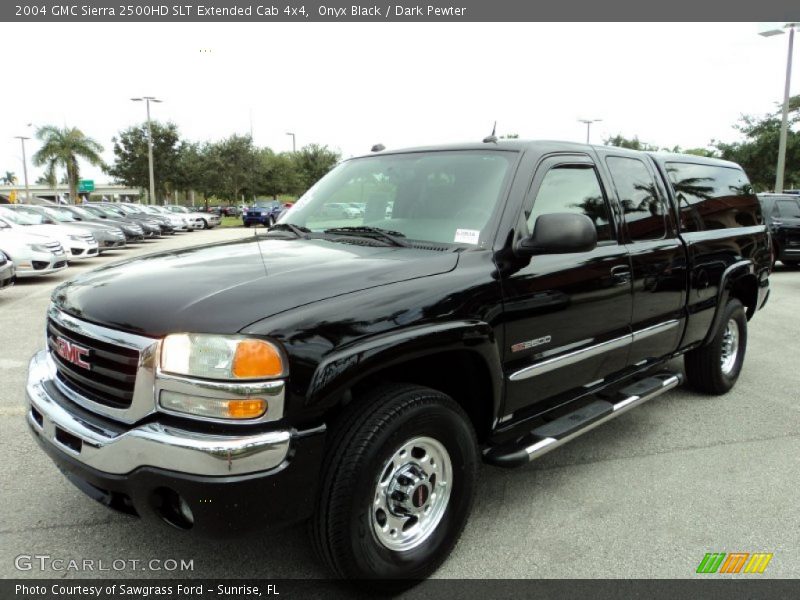 Onyx Black / Dark Pewter 2004 GMC Sierra 2500HD SLT Extended Cab 4x4