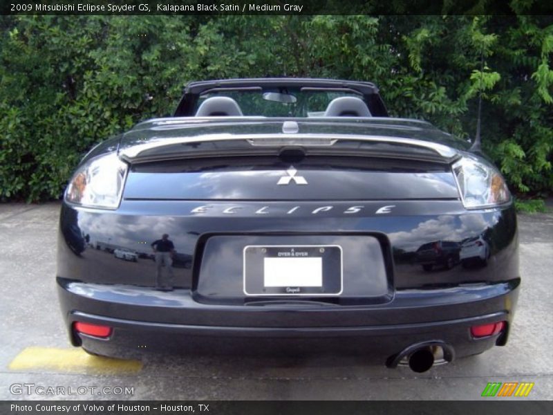 Kalapana Black Satin / Medium Gray 2009 Mitsubishi Eclipse Spyder GS