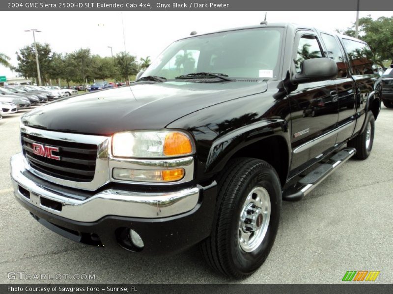 Onyx Black / Dark Pewter 2004 GMC Sierra 2500HD SLT Extended Cab 4x4